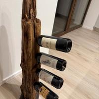 Porta Bottiglie Legno 