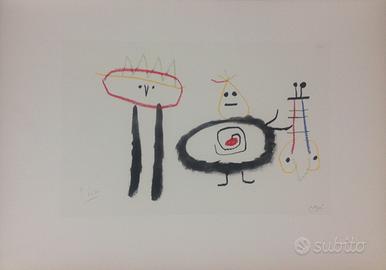 Joan Mirò - Enfance d'Ubu litografia