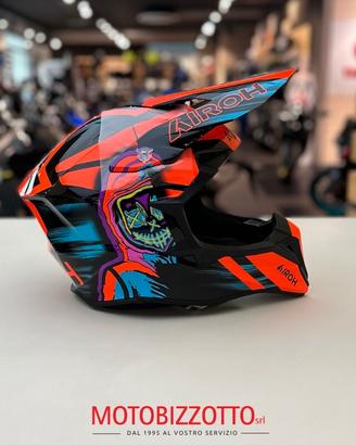 Airoh Wraaap Cyber Orange Gloss