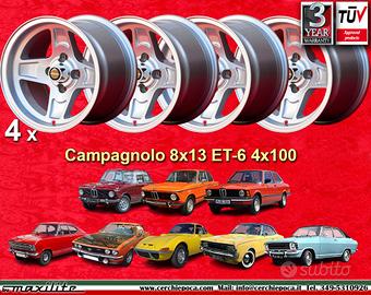 4 pz. cerchi BMW Campagnolo 8x13 ET-6 PCD 4x100