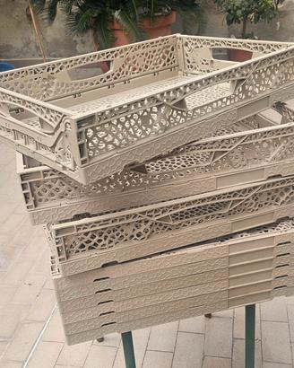 Cassette richiudibil in plastica lotto di n9