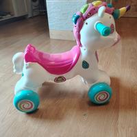 Cavallino unicorno cavalcabile Clementoni