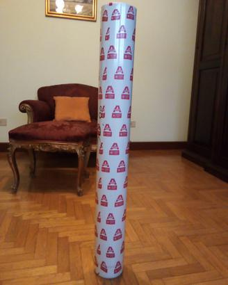 Tubo stufa porcellanato bianco L. 1000 mm D. 120