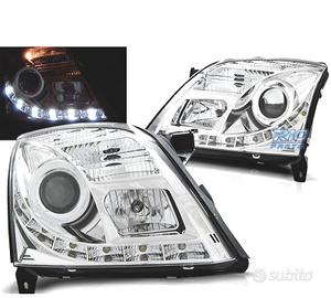 FARI PER OPEL VECTRA C 02-05 LUCE DIURNA A LED CRO