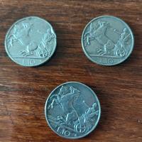 Lotto 3 monete 10 lire 1927