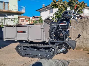 Motocarriola 5 quintali ribaltamento idraulico 9hp