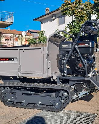 Motocarriola 5 quintali ribaltamento idraulico 9hp