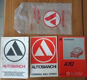 Autobianchi A112 prima serie, manuali