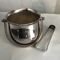 Porta ghiaccio da tavolo con pinzetta Arg. 1000,