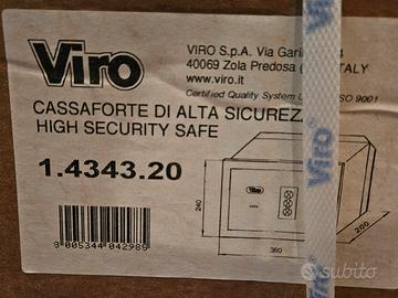 CASSAFORTE DA INCASSO VIRO 1.4343.20