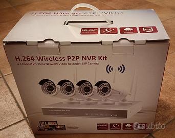 FLOUREON Wireless Kit Videosorveglianza