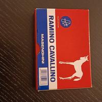 mazzi di carte da ramino vintage Cavallino Bianco