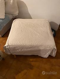 Pouf letto con materasso
