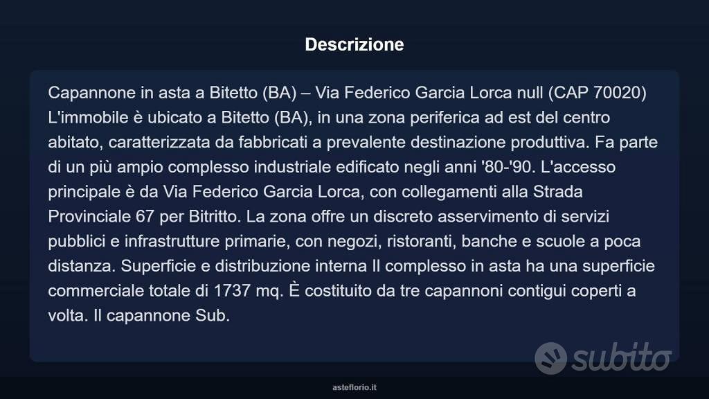 Immobile in asta di 1737 m² con più di 5 locali a - Vista 4