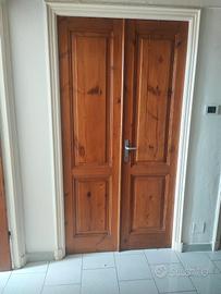 stock 7 porte interne antiche in legno massello 