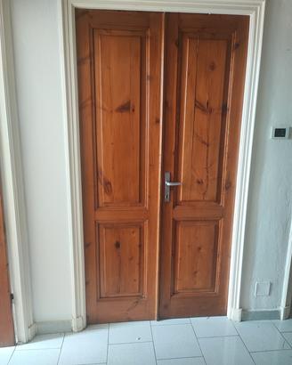 stock 7 porte interne antiche in legno massello 