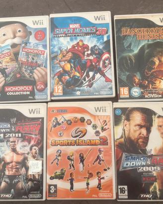 Lotto 6 giochi wii