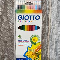 Matite colorate Giotto 12 pezzi stilnovo fila