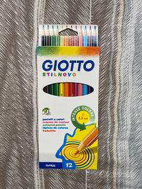 Matite colorate Giotto 12 pezzi stilnovo fila