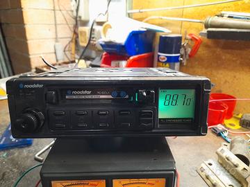 autoradio a cassette anni 90 (funzionante)