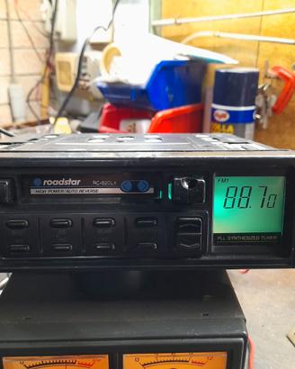 autoradio a cassette anni 90 (funzionante)