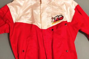 Giacca Vintage Axo Nuova taglia L rossa e bianca