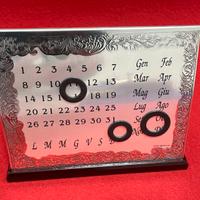 Calendario perpetuo argento