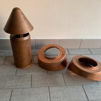 Comignolo in rame nuovo