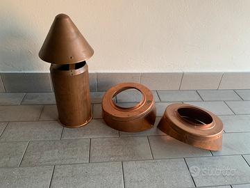 Comignolo in rame nuovo