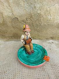 Trevir Vicenza Posacenere con statuina in ceramica