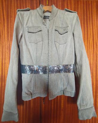 John Richmond giubbotto donna jeans taglia 44