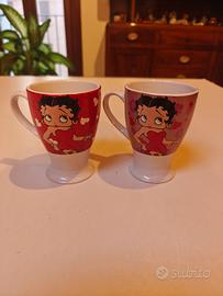 set 2 tazze collezione Betty Boop 