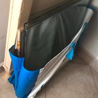 6 Ripiani cristallo 8 mm 49x40+Vari