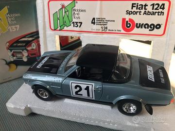 Bburago burago fiat 124 spider 1/24