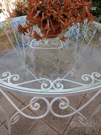 Set giardino ferro battuto anni ’70 – 570€