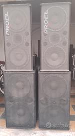 impianto proel discoteca 