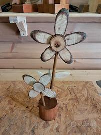 Fiori in legno 