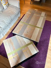 Coffee tables stile industriale