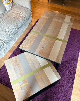 Coffee tables stile industriale