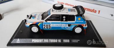 1/43 Rally WRC de Agostini Peugeot 205 T16 Dakar