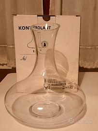 Decanter vino IKEA KONTROLANT - Nuovo con scatola