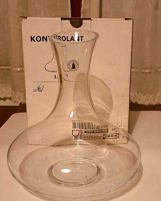 Decanter vino IKEA KONTROLANT - Nuovo con scatola