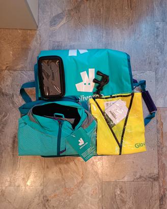 Deliveroo nuovo zaino termico mai utilizzato