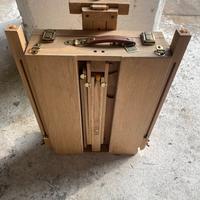 Cavalletto in legno da pittore