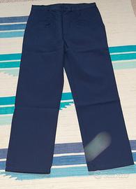 pantaloni uomo blu nuovi 