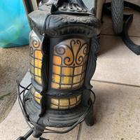 Lampada/caminetto vintage