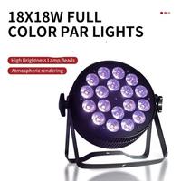 Par Led 18x18w RGBWAUV 6IN1 Alluminio Powercon
