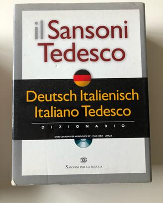Il Sansoni Dizionario Vocabolario Tedesco Italiano