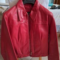 Giacca corta vera pelle donna