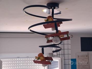 Lampadario bambino aerei